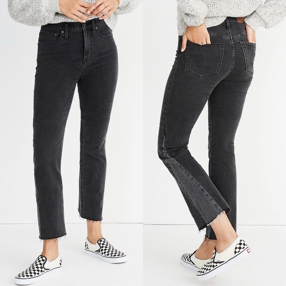 Madewell Cali Demi Boot Jeans in Hollindale Wash: Gusset Edition AA608 Ankle 24